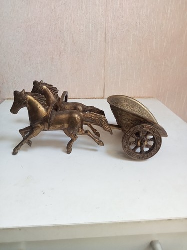 Cheval charette laiton - charette, en