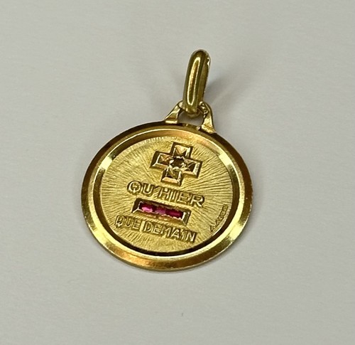 Médaille jaune 18 - médaille,