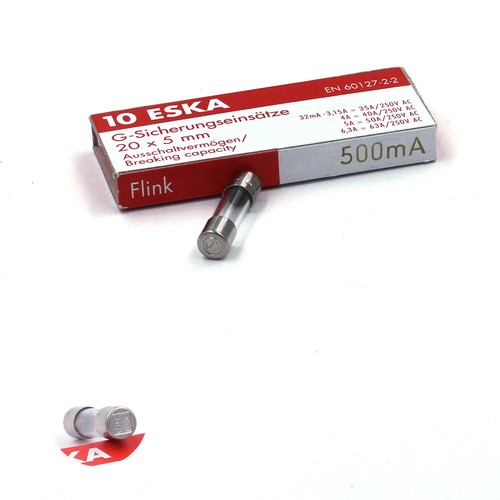 Fusible verre 5x20 rapide - verre,