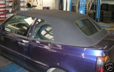 VW Golf 3 Cabrio revêtement de capote tissu noir années construction 93- Juin 00