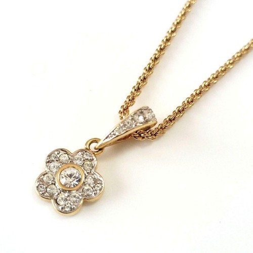 Collier fleur swarovski - fleur,