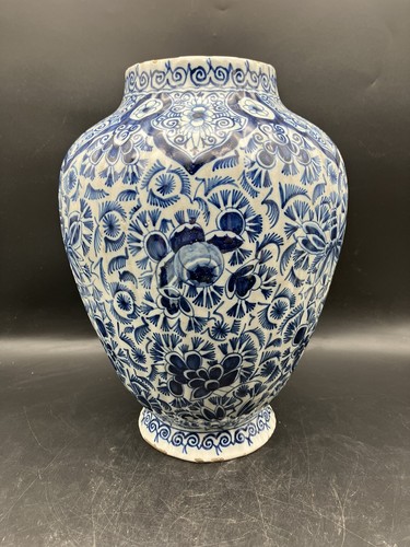 Vase balustre décor camaïeu - balustre,