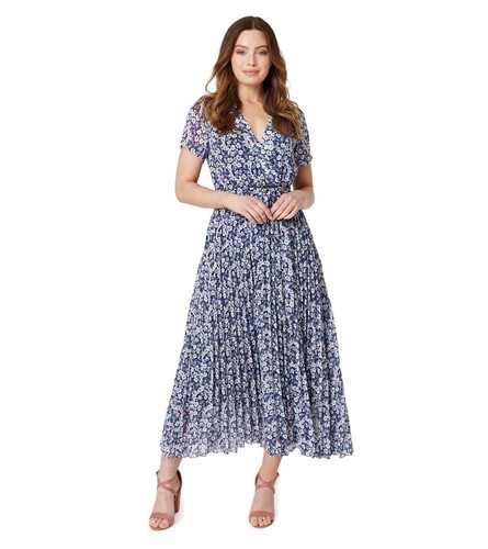 Robe maxi plissée lilas - lilas, &