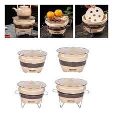 Poêle en argile japonais multifonctionnel au charbon de bois pour jardin,