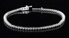Bracelet De Tennis En Or Blanc
