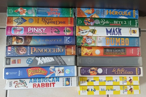 Cassettes vidéo vhs - vidéo,