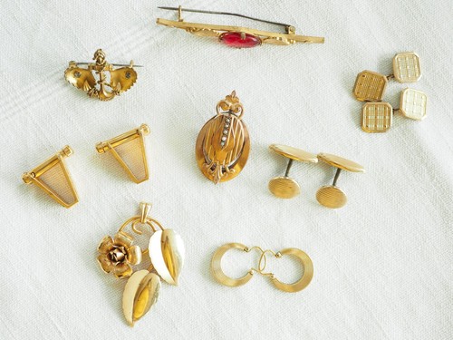 Lot broche bijoux - broche,