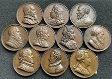 Lot de 10 médaille Galerie