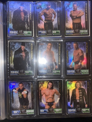 Lot carte topps slam - carte, attax
