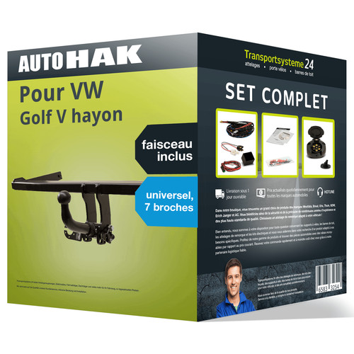 Attelage amovible auto hak - attelage,