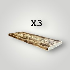 LOT DE 3 ÉTAGÈRES MURALES EN