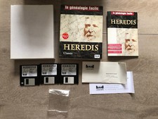 Heredis logiciel genealogie facile PC big box FR disquette 3.5"