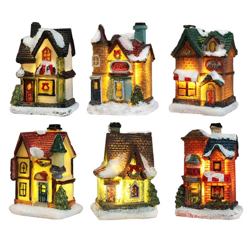 Village noel lumineux - de,