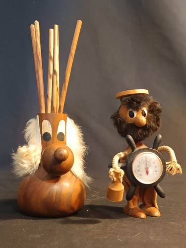 Figurines troll teck bois - 2,