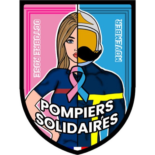 Ecussons pompiers solidaire - pompiers,