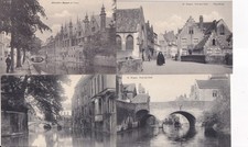 Lot de 4 cartes postales