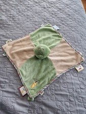 Doudou plat grenouille verte