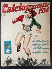 magazine CALCIO MASCOTTE 1954 supplement Clubsport - Bertoletti designs