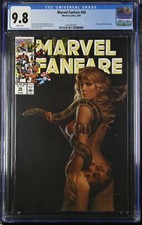 Marvel Fanfare 56 CGC 9.8 1991 4415959021 Shanna Cover Snake Charmer Scarce