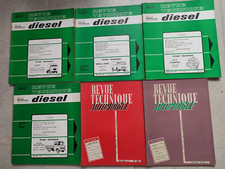 LOT DE 6 REVUE TECHNIQUE