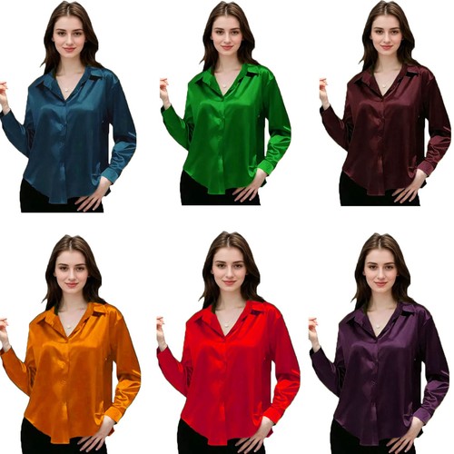 Chemises boutonnées soie - boutonnées, en