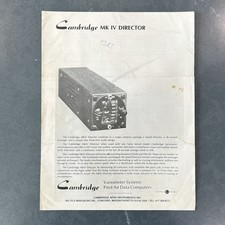 Vtg 70s Cambridge MK IV