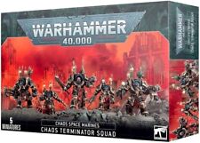 Warhammer 40k Chaos Space Marines: Chaos Terminator Squad NEW in BOX