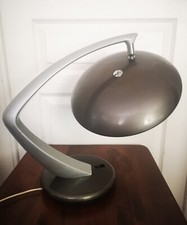 Vintage Lampe de Bureau Boomerang Marque FASE Espagne Fonctionnelle