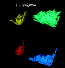 New 1pc 1.5x6mm Tube Night Luminous 25 Years Life Tube Singal Lamp Tube