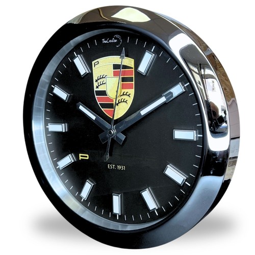 Horloge murale hommage porsche - murale,