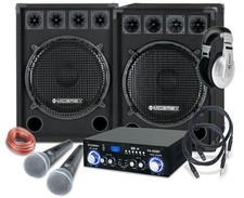 Set Karaoke DJ PA Enceintes