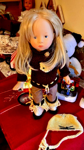 Poupee gotz blonde cheveux - gotz,