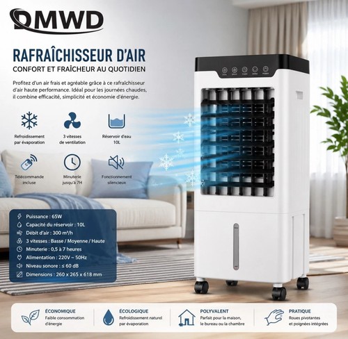 Dmwd rafraîchisseur air 10l - rafraîchisseur, d'air