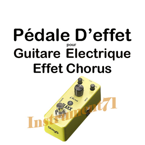 Mini pedale effet - d'effet, chorus