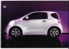 Toyota iQ & iQ 2 1.0 VVT-i Early-Mid 2009 UK Market Sales Brochure