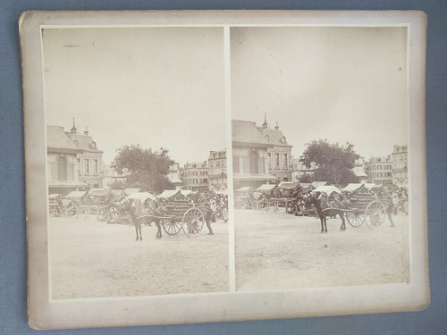 Photo marché trouville - photo, le