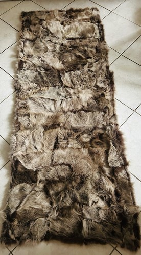 Couverture fourrure brun - en,