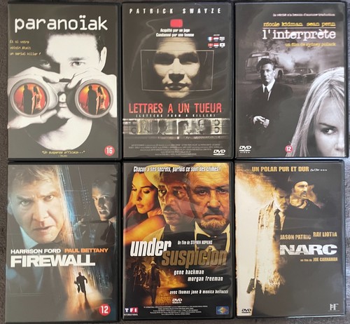 Dvd thriller polar 6 films - thriller,