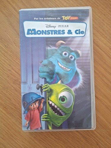 Vhs disney pixar monstres - vhs,