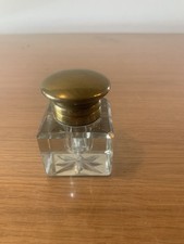 Encrier Ancien En Cristal Et