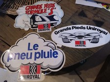 Lot de 3 Anciens autocollants