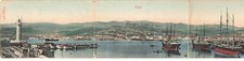TRIESTE - Vue du Port - Carte 3 volets