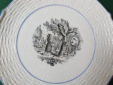 Faïence ancienne XIX ème Digoin Sarreguemines Plat à Gâteau - espriantik31