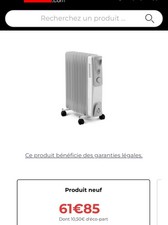 Radiateur électrique bain