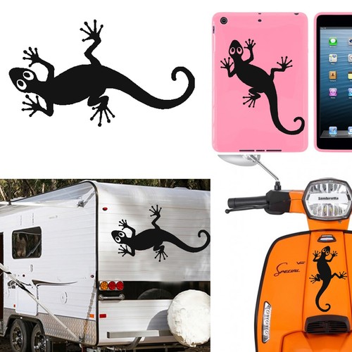Gecko autocollant vinyle - gecko,, en