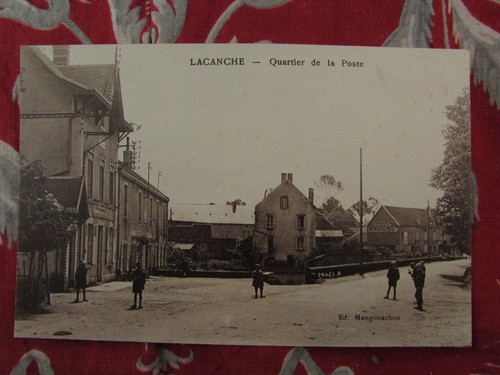 Cpa lacanche quartier la - cpa,