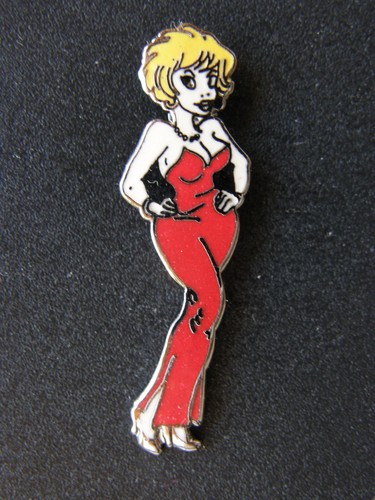 Pin natacha robe soirée - pin's,