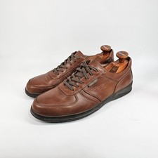 Mephisto Matteo Match Shoes Men 10.5 Runoff Air Jet Brown Leather Casual Comfort