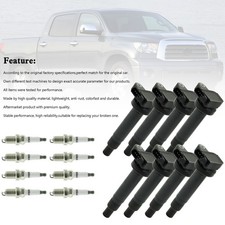 8PCS Ignition Coil+Spark Plug
