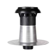 Aération pour toit plat double paroi avec capuchon en plastique Ø 90-100 mm